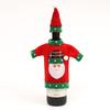 Fornecimento de fábrica Decorações de Natal atacado conjunto de garrafa de vinho Decoração de Natal criativa Papai Noel boneco de neve alce garrafa de vinho tinto