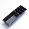 Molde rectangular para tostadas, horno doméstico, hecho a mano, molde para hornear, molde antiadherente para pasteles, caja Tusi
