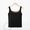 Regata Lyocell com Alças Largas e Decote U para Mulheres, Novo Estilo Verão 2026, Camada Base Casual Solta, Pode Ser Usada como Top Outerwear