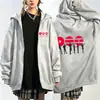 Sudadera con capucha y cremallera de silueta de Idol de BTS, unisex, cárdigan holgado, nueva mercancía para fans transfronteriza