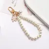 Colgante Creativo y Personalizado Nuevo DIY de Perla de Imitación, Llavero para Bolso, Correa para Teléfono con Cámara CCD, Cubierta para Auriculares