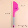 Espátula grande de silicona para pasteles, fácil de limpiar, espátula para mezclar crema, espátula de silicona todo en uno para hornear