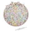 Cuentas Acrílicas Estilo Japonés Perlescentes de Sirena con Agujero para Ensartar, Materiales para Pulsera Hecha a Mano DIY