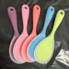 Colher de Arroz Antiaderente para Cozinhar Arroz, Colher de Arroz de Silicone de Grau Alimentício Resistente a Altas Temperaturas, Colher de Arroz Antiaderente para Panelas de Arroz