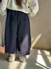 Oferta Especial2025 Inverno Novo Calça de Moletom Solta com Forro de Lã para Meninos, Calça Lanterna Casual Quente Versátil Tendência