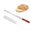 Cuchillo de Pan de Acero Inoxidable para Rebanar Pastel y Tostadas, Cuchillo Dentado para Capas, Herramienta de Repostería para Uso Doméstico, Sin Residuos