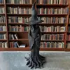 Amazon Venta Caliente Transfronteriza Encantadora Estatua de Bruja Halloween Escultura de Bruja Encantadora Pintada a Mano