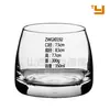 Venta al por mayor de fábrica 350ml fondo grueso cristal vaso de cristal para whisky vino vaso de bar vaso de vino extranjero vaso para licores SE PUEDE AÑADIR LOGOTIPO