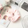 Scrunchie de Cor Sólida Scrunchie Doce Grande Scrunchie Personalizado Acessório de Cabelo Doce Fresco Fábrica de Scrunchies de Tecido Atacado