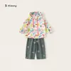 Ropa para Niños Youbao Nueva Ropa de Primavera y Otoño para Niños Sudaderas con Capucha de Dibujos Animados y Grafiti Chaquetas para Niñas Abrigos para Niños Pequeños