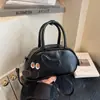 2025 Bolso Cruzado Casual de Hombro con Diseño de Nicho Moda Tendencia Textura Bolso Cuadrado Pequeño Bolso de Mujer Otoño e Invierno