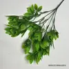 Planta Verde Pequeña Menta Pequeña Pino de Belleza Pino Niebla Decoración del Hogar Decoración de Boda Helecho Planta de Simulación Flor Falsa de Plástico