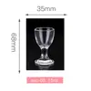 Copo de Cristal Criativo de Vidro para Licores Swallow Cup Copo Alto Moutai Copo para Destilados Vidro Transparente Copo de Vidro para Licores Conjunto de Presente