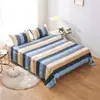 Juego de sábanas de tres piezas, sábana doble, funda de almohada, tejido cepillado agradable para la piel, apto para camas individuales, uso en todas las estaciones, ropa de cama para dormitorio de estudiantes, colección de otoño