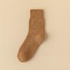Calcetines para Mujer Otoño e Invierno Espesados de Caña Media para Mujer Calientes Resistentes al Frío para el Piso de Felpa Calcetines para Mujer Casuales de Caña Larga Sueltos Calcetines de Lana