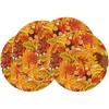 Manteles Individuales de Lino Más Vendidos en Amazon Decoración Redonda de Otoño para Acción de Gracias Venta Directa de Fábrica de Impresión de Lino para Mesa de Cocina