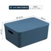 Caja de Almacenamiento de Plástico con Tapa Caja para Guardar Ropa Interior Calcetines en el Armario Contenedor para Guardar Bloques de Construcción de Juguete Cesta para Guardar Bocadillos Libros Ilustrados