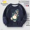 Sudadera Redonda Pokemon Charmander Pikachu para Niños Ropa Tops para Niños Camisa de Base Raglán Estilo Primavera y Otoño