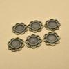 Joyería de Aleación de Zinc Estilo Retro 8 mm Accesorios para Ropa Accesorios para el Cabello Accesorios para Horquillas