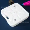 Hu Feng Mu Shang Qunxiang Group - Base para Globos con Soporte de Varilla de Fibra de Carbono Base Redonda Cuadrada para Inyección de Agua Arco