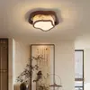 Lámpara de Techo LED Moderna Minimalista para Sala de Estar Estética Song Estilo Mid-Century Cálida y Creativa Protectora de Ojos para Dormitorio Estudio