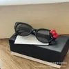 Nuevo Estilo Y2K Chica Caliente Subcultura Celebridad de Internet Lindo Gatito Lazo Marco Negro Estampado de Leopardo Espejo Decorativo Lente Plano Ovalado