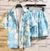 Camisa Floral Personalizada Traje de Playa Hawaiano de Moda para Hombre Camisa de Cuello Cubano Impresión Digital 3D Transfronteriza Europea y Americana