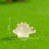 Nuevo producto transfronterizo: Figuritas de dinosaurios en miniatura que brillan en la oscuridad, accesorios decorativos DIY, creaciones de paisajes en miniatura, adornos de escritorio mini creativos
