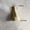 Acessórios para máquina de limpeza a vapor haste longa de aço inoxidável pistola de água 14 rosca interna pistola de limpeza haste curva de 90 graus pistola a vapor cabeça de cobre
