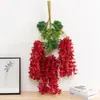 Florescimento Simulation Encriptação Flor de Glicínia Atacado Corredor de Casa Flor de Videira no Teto Decoração de Arco de Casamento String de Flor de Feijão Dolichos Flores Artificiais