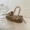 Bolso tote de gran capacidad estilo coreano para el día a día, diseño de nicho, lunares, alto valor estético, bolso de hombro moderno y a la moda, bolso de axila elegante