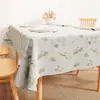 Mantel de PVC modelo nuevo 2026, impermeable, a prueba de aceite, lavable, estilo pastoral con margaritas pequeñas, mantel rectangular para comedor, tapete para mesa de centro