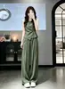 Ropa de mujer de estilo femenino y elegante, nueva, moderna y popular para el verano de 2026, traje de pantalón ancho súper elegante