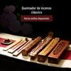 Atacado Indiano madeira maciça incenso feito à mão Xizang incensário para Buda chá incenso em linha inserido Zen imitação clássica caixa de incenso
