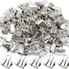 Venta Directa de Fábrica Clip Negro de Cola Larga Clip Metálico para Billetes Múltiples Especificaciones Clip Negro de Cola de Milano Clip para Encuadernación de Oficina Papelería