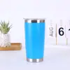 Taza de Coche de 20 oz Taza con Aislamiento al Vacío Acero Inoxidable de Doble Capa Portátil Montaje en Coche Estilo Yeti 304 Regalo de Negocio
