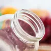Frasco de Hueso Plano Hexagonal Frasco de Miel Frasco de Almacenamiento Frasco de Pepinillos Frasco de Mermelada con Tapa Frasco de Almacenamiento de Vidrio Acrílico para Cocina
