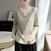 Suéter de punto con cuello retro estilo francés para mujer, nueva colección otoño/invierno, corte ajustado, manga larga, se puede usar como prenda exterior o como capa interior