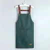 Nuevo Delantal Estilo Coreano para Cocina Casera, Impermeable y a Prueba de Aceite, Delantal Específico para Catering para Mujer, Ropa de Trabajo, Logo y Texto Personalizables