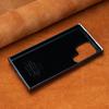 Para Samsung S24uItra Funda de Teléfono Soporte Cuero Electrochapado S23plus Todo Incluido Negocios S24 Funda de Cuero Resistente a Caídas