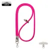 Nuevo Lanyard Elegante para Teléfono Móvil 8mm Fuerte Colgante para Cuello Cruzado Ajustable Exterior Anti-Pérdida Exquisita Cuerda Trenzada para Muñeca