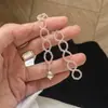 Pulsera de Encaje de Espinela Rosa Claro Fresca de Primavera Estilo Coreano Original de Nicho Simple Ins Apilable para Mujeres
