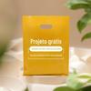 Bolsa Portátil de Quatro Dedos Sacola de Compras Sacola Plástica Publicitária Loja Digital Supermercado Sacola de Embalagem com Letreiros Tipo Portátil para Mercado