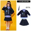 Fantasias de cheerleading infantis, trajes para a cerimônia de abertura do dia esportivo do ensino fundamental, uniformes de classe do jardim de infância e trajes para apresentações em grupo