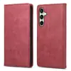 Adecuado para funda de cuero de negocios Samsung S26ULTRA, tapa abatible, funda de teléfono antideslizante, soporte Samsung A57, funda de teléfono anticaídas