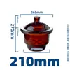 Aparelho de Secagem Laboratório-Tamanho Aspirador Placa Cerâmica Marrom Transparente Pote à Prova de Umidade Instrumento Químico Industrial Recipiente de Vidro para Secagem
