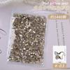1440 Diamantes de fondo plano de forma especial Super Flash Mini Cristal K9 Uñas de diamante DIY Joyería de uñas de diamante al por mayor