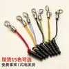 Corda de Poliéster Plugue Plástico à Prova de Poeira com Fecho Lagosta Corda para Pingente de Celular Corda para Acessório de Joia DIY Corda para Pendurar Bolsa de Boneca