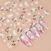 Redanco5D En relieve Popular Pegatinas para Uñas Oro y Plata Roto Copo de Nieve Navideño Pegatinas Estéreo para Uñas Dr1570