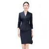 Conjunto de Traje Profesional para Mujer Otoño 2026, Elegante Salón de Belleza, Atención al Cliente, Uniforme de Recepción en Recepción, Ropa de Trabajo para Joyería